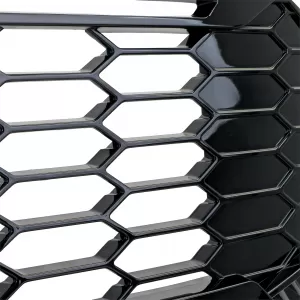 Griglia del radiatore senza emblema Nero Lucido adatta per Ford Tourneo Transit Custom dal 2023-image-6207908
