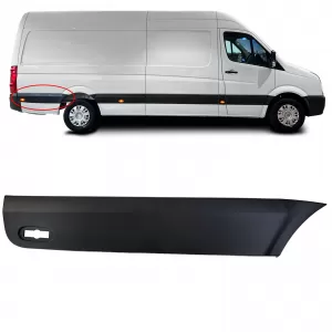 Trim panel rear right sidewall for VW Crafter 30-50 2E 2006-2016 L3