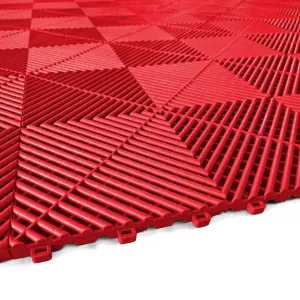 RAMROXX Performance floor tile garage floor Floor red 40x40cm 6 pieces 0.96sqm