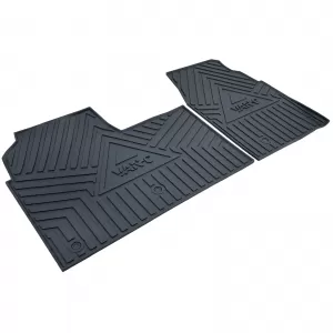 Car Rubber Floor Mats Black Premium Set for Ford Tourneo Transit Custom from 2023