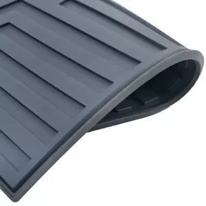 Car Rubber Floor Mats Black Premium Set for Ford Tourneo Transit Custom from 2023
