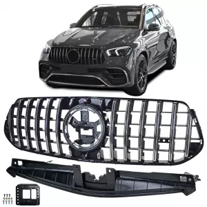 Sport grille black chrome for Mercedes GLE V167 from 2023
