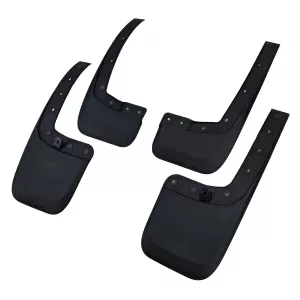 Mud flaps set front and rear black for Ford Ranger T9 from 2023