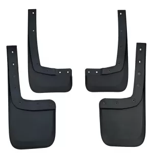 Mud flaps set front and rear black for Ford Ranger T9 from 2023