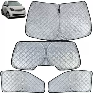 Sunshade blackout 4-piece set for Smart ForTwo 453 2014-2024