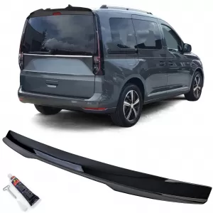 Roof rear spoiler black gloss suitable for VW Caddy V SB from 2020
