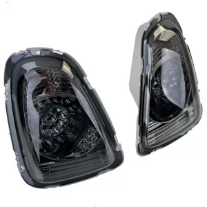 Fari posteriori LED vetro chiaro nero fumé adatti per Mini One Cooper R56 2006-2010-image-6208160
