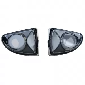 Side indicator set clear glass black for Smart ForTwo Cabrio Coupe 451 2007-2015