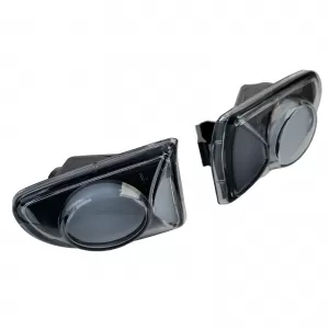 Side indicator set clear glass black for Smart ForTwo Cabrio Coupe 451 2007-2015