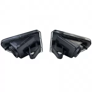 Side indicator set clear glass black for Smart ForTwo Cabrio Coupe 451 2007-2015