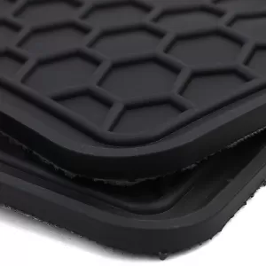 Car Rubber Floor Mats Black Premium Set for BMW X1 F48 15-22