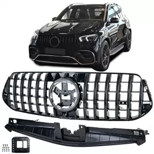 image-3-Sport hűtőrács fényes fekete Mercedes GLE V167 2023-tól