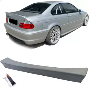 Rear spoiler ducktail lip primed suitable for 3 Series BMW E46 Coupe 1999-2006