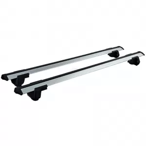 Set di traverse in alluminio adatto per barre del tetto per Ford Ranger T6 T7 T8 2012-2022-image-6208347