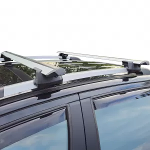Set di traverse in alluminio adatto per barre del tetto per Ford Ranger T6 T7 T8 2012-2022-image-6208356