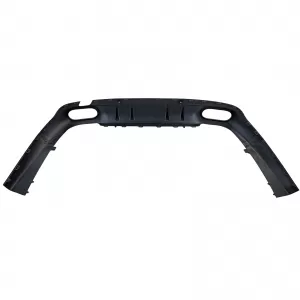 Diffusore posteriore sportivo + terminali di scarico neri adatti per Mercedes CLS C257 2018-2023-image-6208386