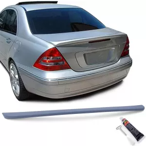 Rear spoiler sport lip with ABE for Mercedes C-Class W203 sedan 2000-2007