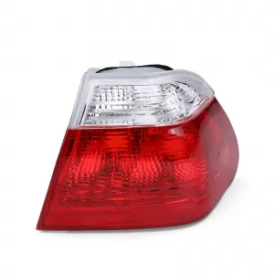 Outer taillight red white right suitable for 3 Series BMW E46 sedan 98-01