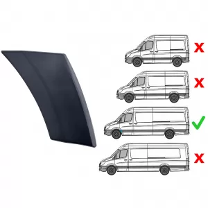 Left fender molding fits Mercedes Sprinter W906 2006-2018