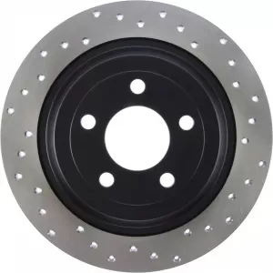 StopTech HC rear brake discs 320mm drilled suitable for Ford Mustang 15-21