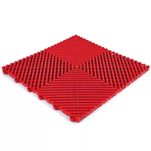 RAMROXX Performance Floor Tile Garage Floor Floor Red 40x40cm