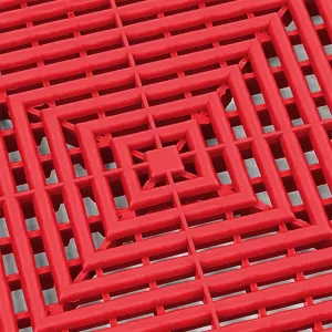 RAMROXX Performance Floor Tile Garage Floor Floor Red 40x40cm