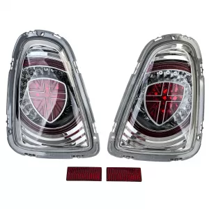 Fari posteriori a LED Edizione Speciale Cromo adatti per Mini One Cooper R56 2010-2014-image-6208736