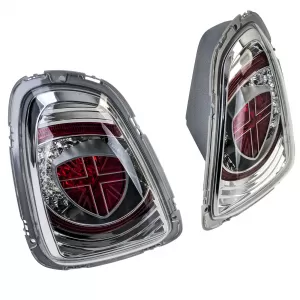 Fari posteriori a LED Edizione Speciale Cromo adatti per Mini One Cooper R56 2010-2014-image-6208739
