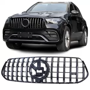 image-5-Sport hűtőrács fekete króm Mercedes GLE V167 Coupe C167 18-23 AMG-hez