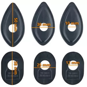 Indicator adapter plate set for Honda mini indicators CB CBR FMX VTR