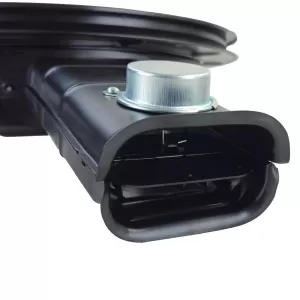 Alloggiamento del filtro dell'aria con coperchio nero adatto per Ford Mustang 71-73-image-6208786