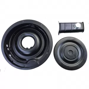 Alloggiamento del filtro dell'aria con coperchio nero adatto per Ford Mustang 71-73-image-6208787