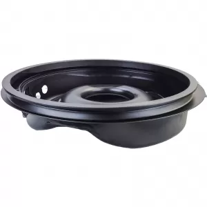 Alloggiamento del filtro dell'aria con coperchio nero adatto per Ford Mustang 71-73-image-6208788