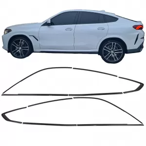 Shadow Line Trim Moldings Set Gloss Black for BMW X6 G06 from 2019