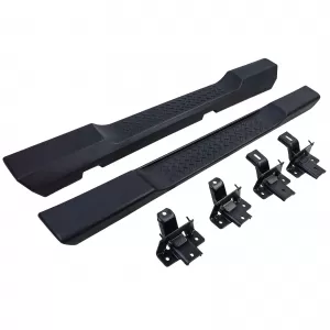Side Steps Rocker Guards stile OE adatti per Jeep Wrangler JK 07-18 2 porte-image-6208796