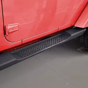 Side Steps Rocker Guards stile OE adatti per Jeep Wrangler JK 07-18 2 porte-image-6208798