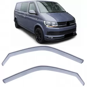 Wind deflector rain guard wind protection clear for VW T5 Bus Transporter 03-15