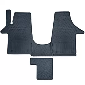 Premium rubber floor mat set 8-piece for VW Bus T5 T6 2003-2019