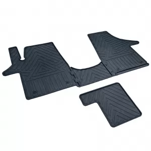 Premium rubber floor mat set 8-piece for VW Bus T5 T6 2003-2019