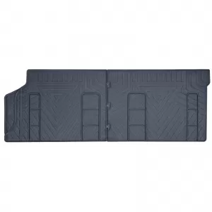 Premium rubber floor mat 2-piece 1st row rear fits for VW Bus T5 T6 T6.1
