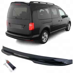 Roof rear spoiler black gloss fits for VW Caddy IV SA 2015-2020