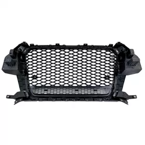 Griglia sportiva a nido d'ape nera lucida adatta per Audi Q3 8U pre-facelift 11-15-image-6208929