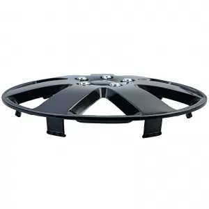Tenzo-R XIII hubcaps 16 inch black gloss set of 4 wheel covers for steel rims