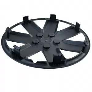Tenzo-R XIII hubcaps 16 inch black gloss set of 4 wheel covers for steel rims
