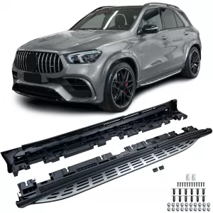 image-41-Alumínium fellépő oldalsó védelem OE look Mercedes GLE V167 2018-2023