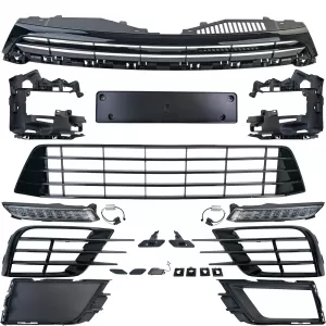 Bodykit R-look paraurti minigonne griglia DRL adatto per VW Scirocco III Facelift 14-17-image-6209017