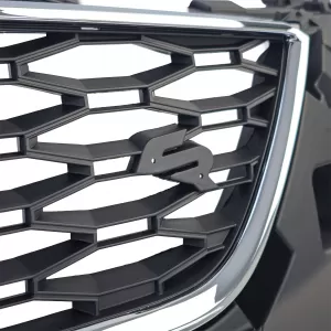 Sport upgrade grille with chrome frame fits Seat Leon FR 5F 2012-2016