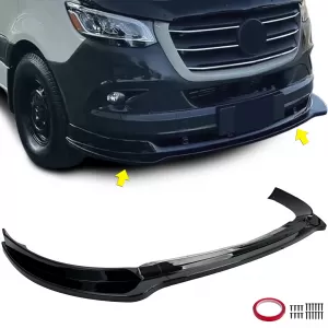 image-41-Első spoiler sport toldat fényes fekete Mercedes Sprinter W907 2018-