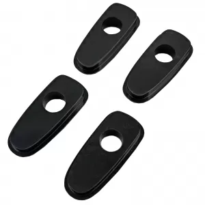 Motorcycle Indy Spacer Adapter Plates Set of 4 Black for Ducati Monster Front