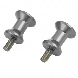 Keiti Alu Bobbins Swingarm Protector Stand Mount Racing Adapter Set M6 Silver